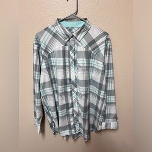 Women's UA High Tide Plaid Long Sleeve